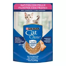 Alimento Humedo Catchow Pouch Gatitos Caja X 15u De Pollo