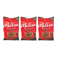 Chocolate Em Pó 50% Cacau Melken 3 Pacotes Harald 