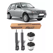 Kit 2 Amortecedor Traseiro Fiat Uno 93 94 95 96 Nakata + Kit