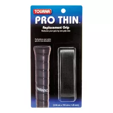 Grip Tourna Pro Thin Perforado Negro Raquetas Tenis Padel