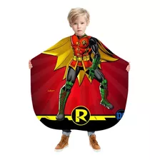 Capa De Corte Niños Las Kapas Superheroes Robin Dc