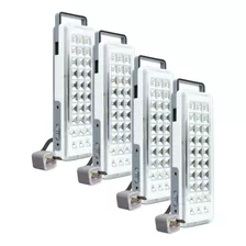 Pack X4 Luz Emergencia 30 Leds Recargables 220v Envio Gratis