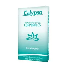 Bandas Depilatorias Calypso Corporal Vegetal 12 Unidades