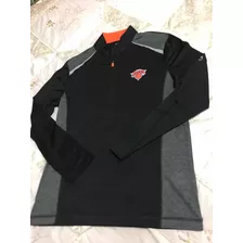 Majestic Knicks Sudadera Para Caballero Talla M Negra-naranj