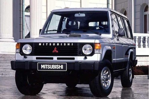 Espejo Mitsubishi Montero Standar 1983 A 1994 Corto Negro X2 Foto 4