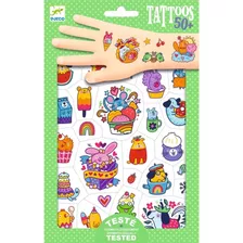 Tatuajes Temporales +50 Stickers Dulce Mimi Djeco