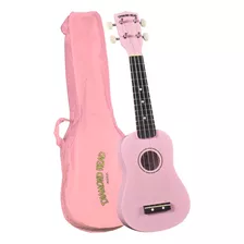 Diamante Cabeza Du-110 Ukelele Soprano Del Arco Iris - Rosa