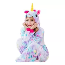 Pijama Unicórnio Disney Infantil E Adulto Macacão Kigurumi