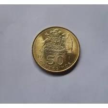 Moneda 50 Centésimos Año 1971