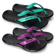 Kit 2 Chinelos Ortopédico Feminino Flip Flop Vegano Verão