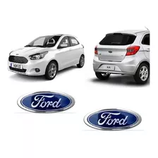 Emblema Ford Grade+mala Ka Hatch 2014/2020 Original Sem Base