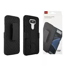 Verizon Funda Con Funda Oem Shell Holster Para LG G5 Negro 