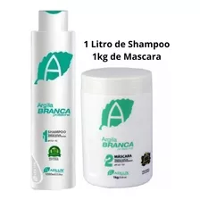 1 L Shampoo + 1kg De Mascara De Argila Branca Adlux Hidrata 