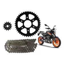 Kit De Transmision Para Ktm Duke 200 Catalina Piñon Cadena