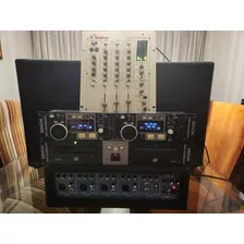 Denon Dn-d4500, Vestax Pcv-275 Y Mixer Pm500 Wharfedale Pro