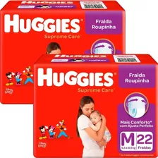 2 Pacotes Da Fralda Huggies Supreme Care Roupinha