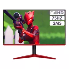 Monitor Gamer 20 Hq Moba 20ghq75 Preto E Vermelho