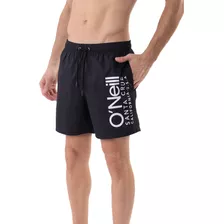 Malla Traje De Baño Oneill Original Negra Con Red 