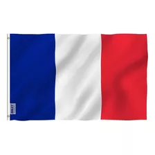 Bandera De Anley, Francia, Poliéster, Para Colgar, 90 X 150