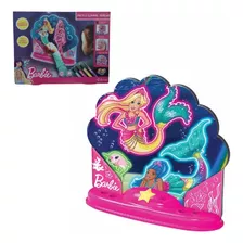 Barbie Sereia Pinte E Ilumine F0123-5 Colorir Arte Pintura