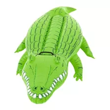 Boia Inflavel Infantil Crocodilo Para Piscina, Jacaré - Mor Cor Verde