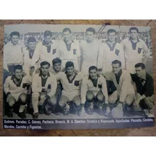 Recorte Quilmes Primera B 1958