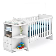 Berço Cômoda Com Cantoneira Para Quarto Infantil