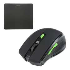 Mouse Inalambrico Wireless 1600dpi + Mouse Pad Ramos