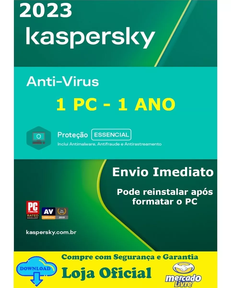 Kaspersky Anti Virus - 1 Usuario 