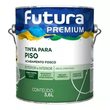 Tinta Acrílica Premium Para Piso Futura 3,6litros