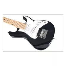 Guitarra Eléctrica 20 Trastes Infantil, Negro Smiger L-st-k-