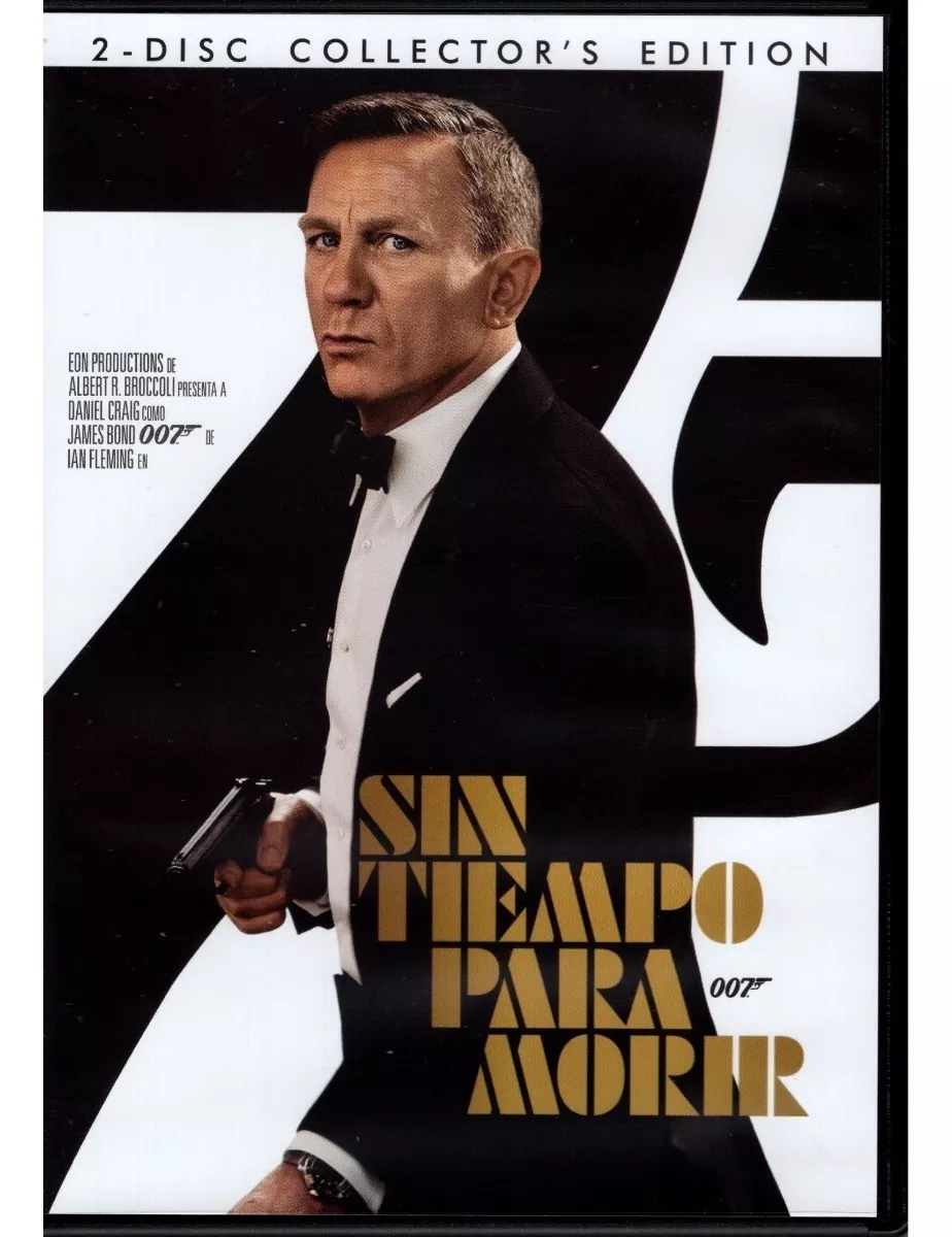007 Bond Sin Tiempo Para Morir Craig 2 Discos Pelicula Dvd