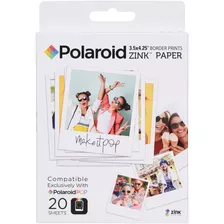 Zink Polaroid - Papel Fotográfico (20 Hojas)