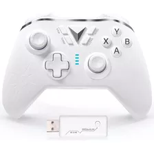 Control Blanco Joystick Inalámbrico Compatible Xbox Pc Ps 