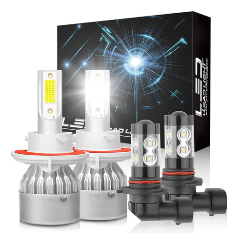 28000lm Kit De Focos Led H13 9008 Luz Alta Y Baja Para Ford