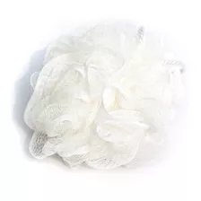 Esponja De Baño De Lujo Con Cordón (blanca) (art 2194)