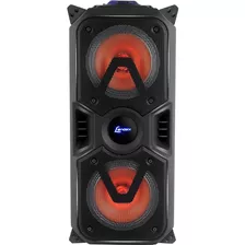 Caixa De Som Amplificada Ca400 200w Lenoxx Bivolt Cor Preto 110v/220v