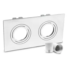 Spot Plano Embutido De Teto Para Par20 Duplo Branco 110v/220v