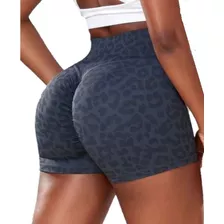 Short Push Up Deportivo Levanta Cola Animal Print Hot Glam