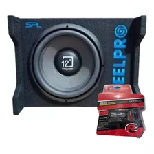 Woofer Amplificado 12 Steelpro 1200w Spl+kit Instalacion 8