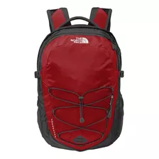 Mochila Ajustable Con Funda Acolchada De Nailon-rojo /negro