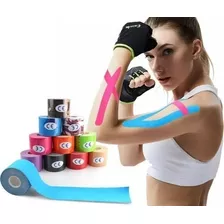 Bandagen Elástica 5cmx5m Fita Sports Tape Fisioterapia Cor Preta