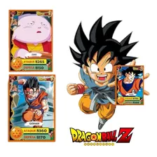 800 Cartinha Bafo Brincar = 200 Pacotinho Card Dragon Ball