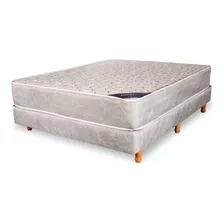 Sommier Colchon Espuma 2 Dos Plazas 190 X 140 Somier Gris Claro