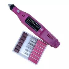 Torno Electrico Usb Manicura Uñas Profesional + Kit Fresas