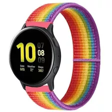 Malla Para Reloj O Smartwatch Nylon Con Velcro Perno Recto