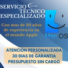 Servicio Tecnico Apple- iMac/macbook (mac Os)