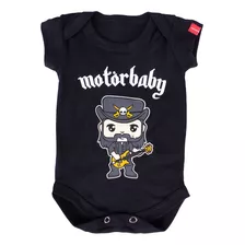 Body Bebê Rock Motorbaby Preto