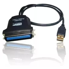 Cabo Paralelo Usb Adaptador Impressora Conversor Femea 36pin