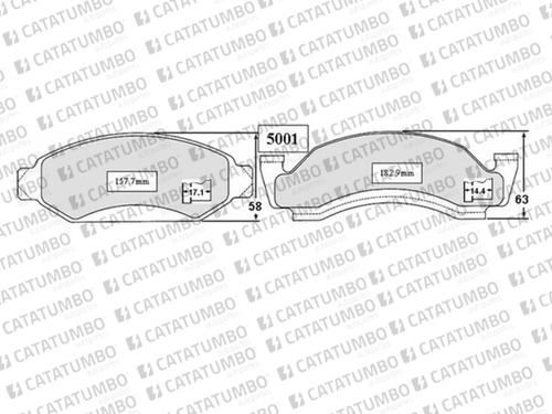 Pastillas Freno Delanteras Ford F250 5400 330 1973 1986 Foto 2